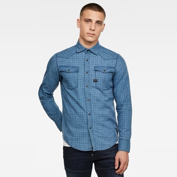 G-Star Raw 3301 Slim Long Sleeve Shirt - Picture 8 of 10